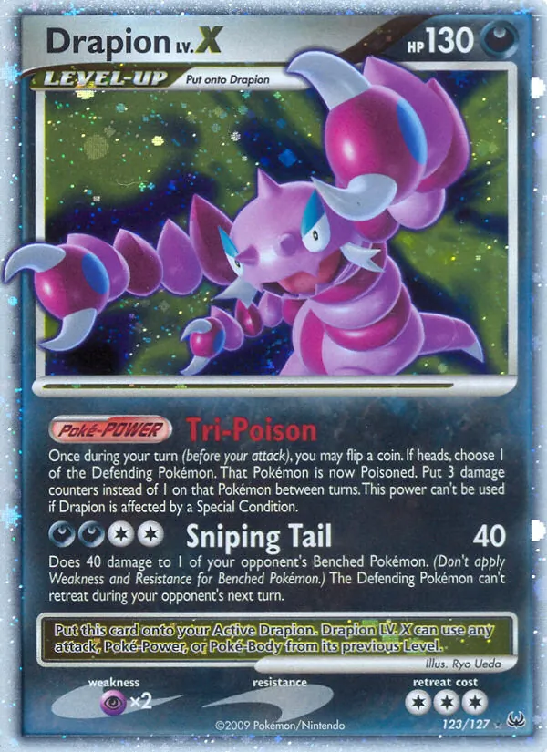 Drapion LV.X 123 · Platinum