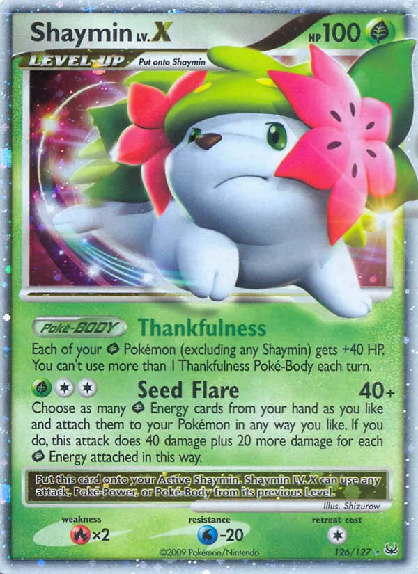 Shaymin LV.X 126 · Platinum