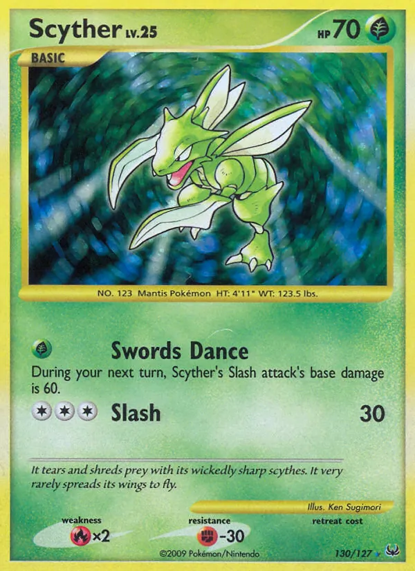 Scyther 130 · Platinum