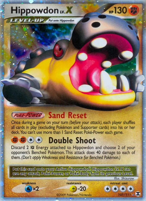 Hippowdon LV.X 107 · Rising Rivals