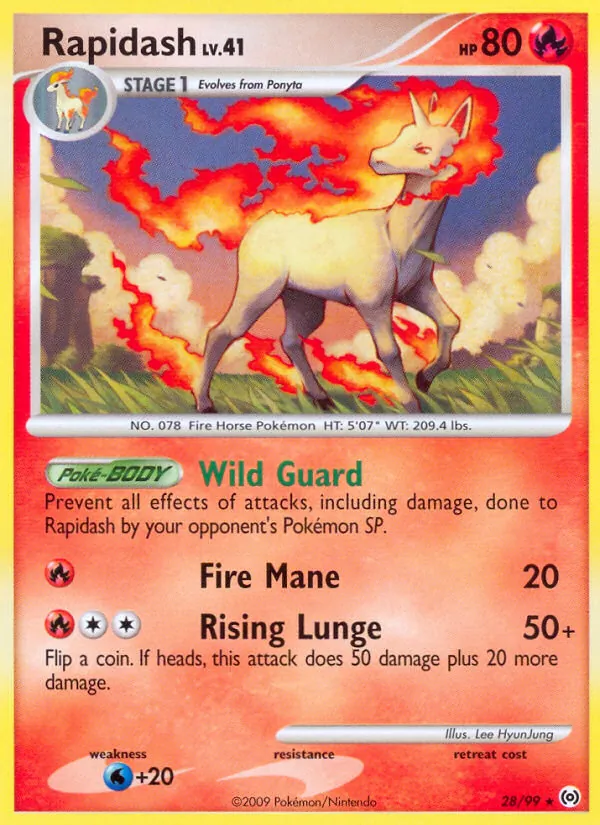 Rapidash 28 · Arceus
