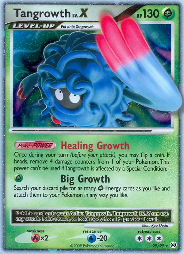 Tangrowth LV.X 99 · Arceus