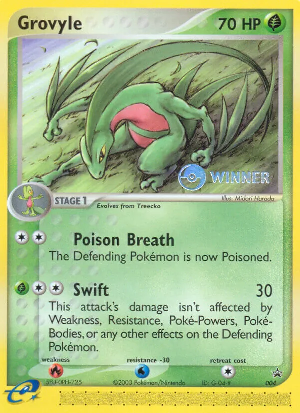 Grovyle 4 · Nintendo Black Star Promos