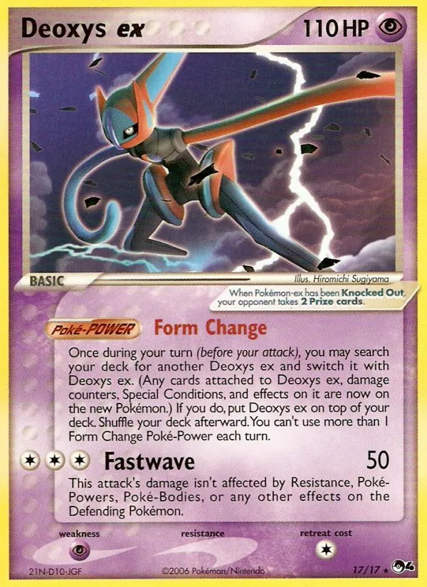 Deoxys ex 17 · POP Series 4