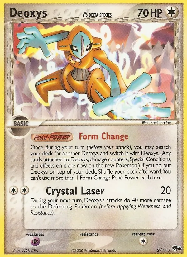 Deoxys δ 2 · POP Series 4
