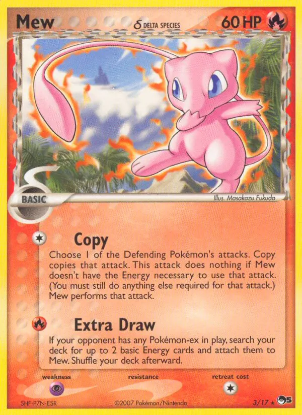 Mew δ 3 · POP Series 5