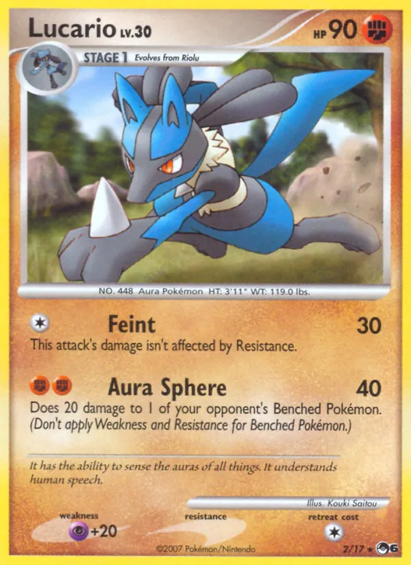 Lucario 2 · POP Series 6