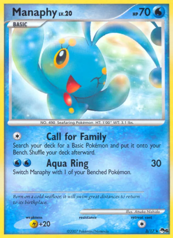 Manaphy 3 · POP Series 6