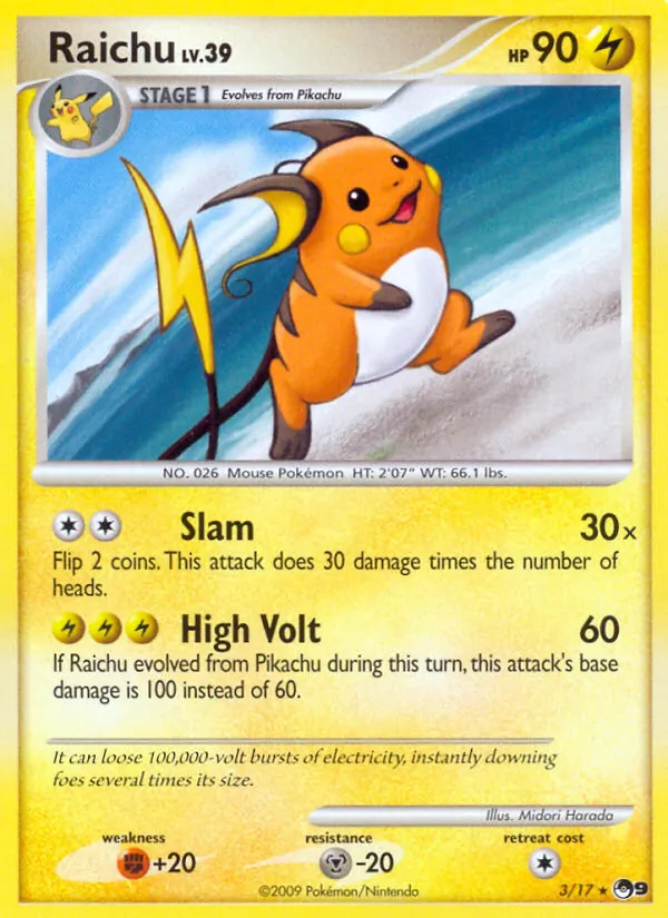 Raichu 3 · POP Series 9