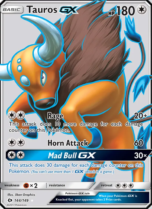 Tauros GX 144 · Sun & Moon
