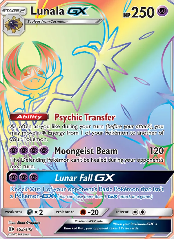 Lunala GX 153 · Sun & Moon