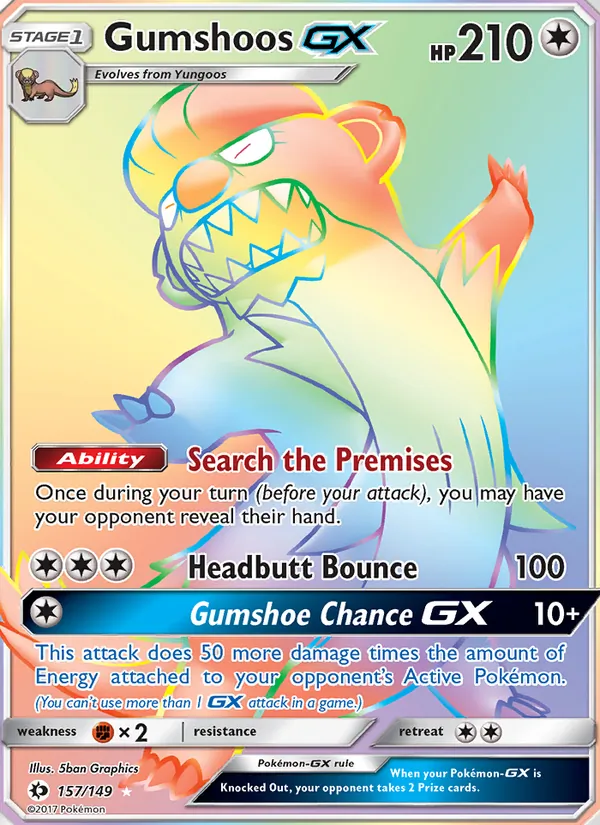 Gumshoos GX 157 · Sun & Moon