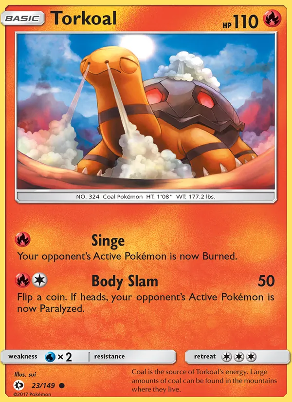 Torkoal 23 · Sun & Moon