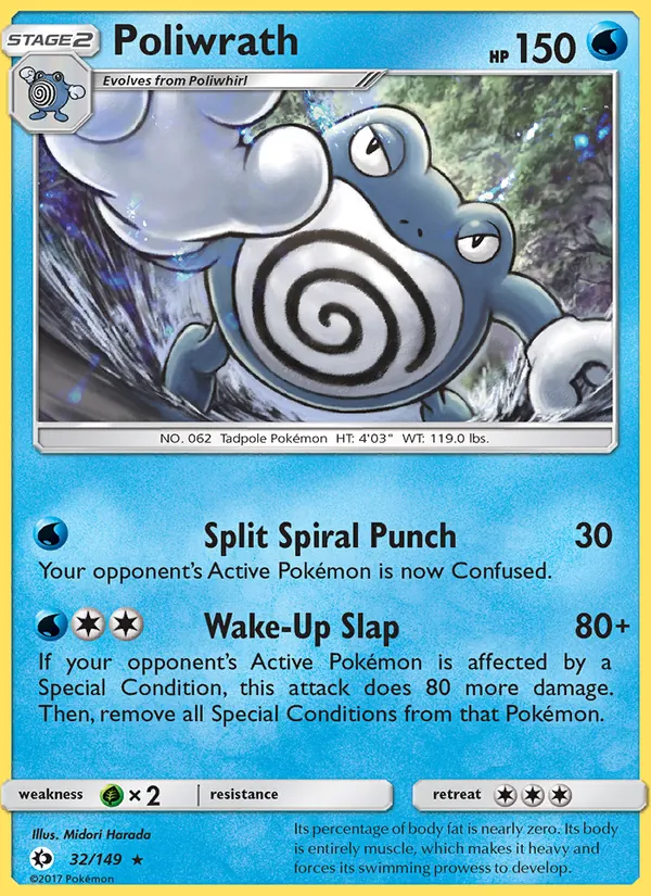 Poliwrath 32 · Sun & Moon