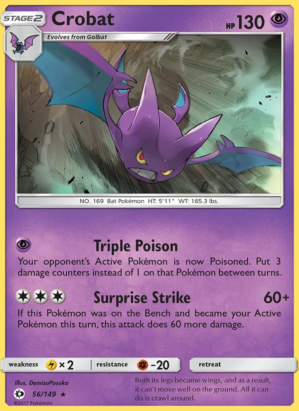 Crobat 56 · Sun & Moon