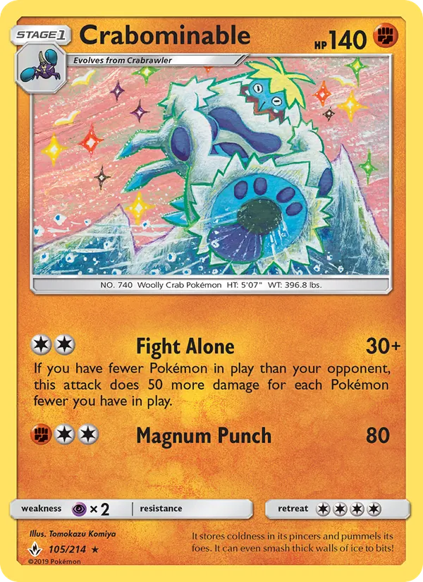 Crabominable 105 · Unbroken Bonds