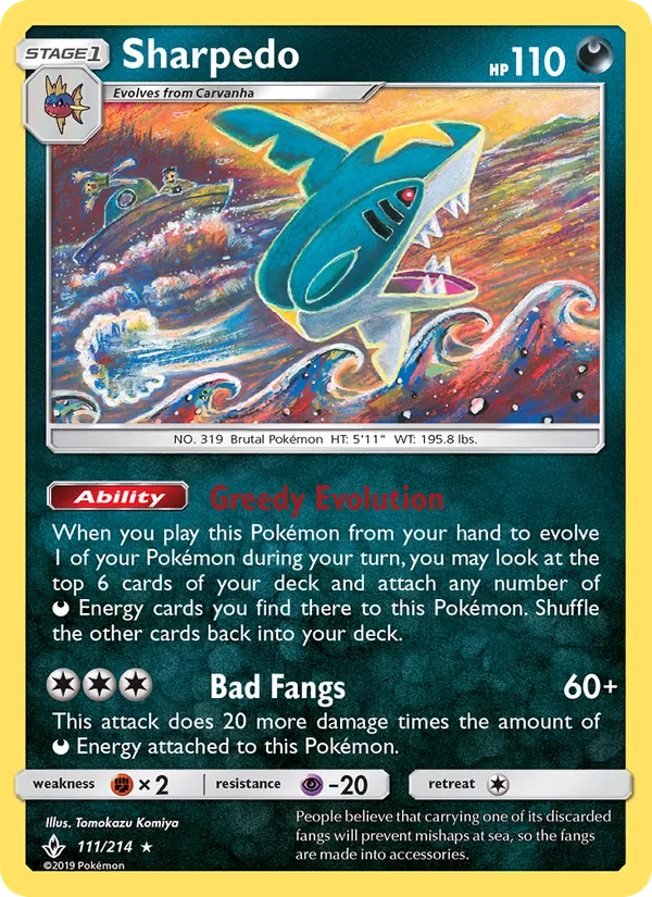 Sharpedo 111 · Unbroken Bonds