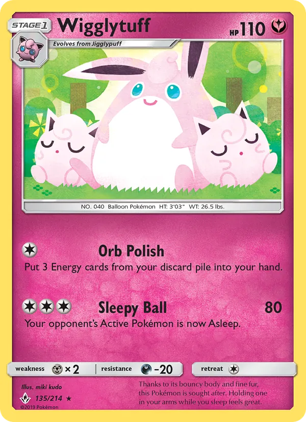 Wigglytuff 135 · Unbroken Bonds