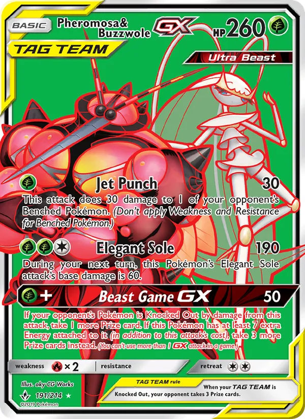 Pheromosa & Buzzwole GX 191 · Unbroken Bonds