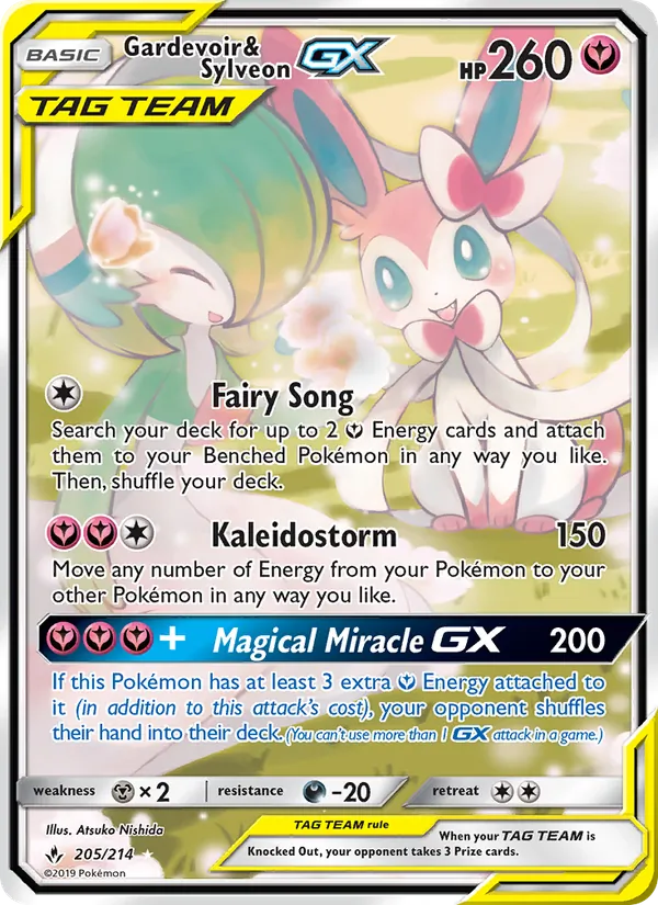Gardevoir & Sylveon GX 205 · Unbroken Bonds