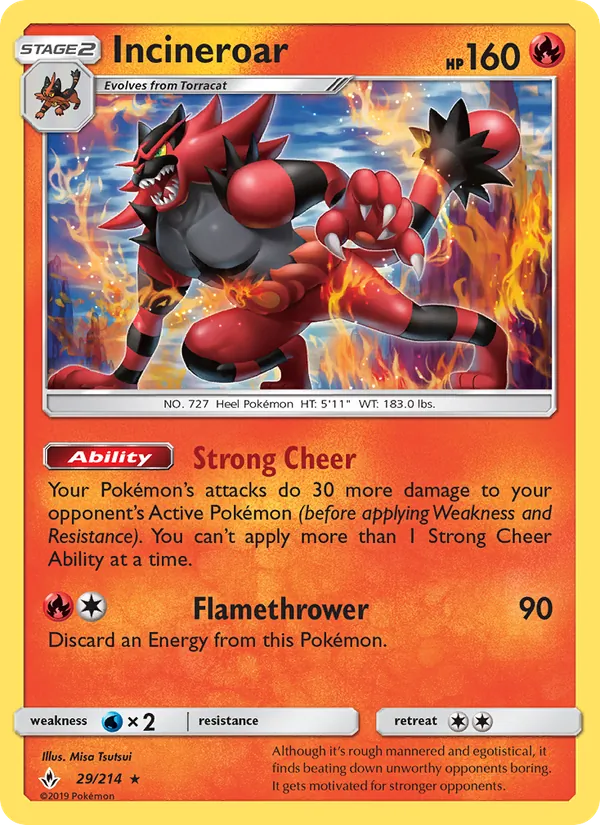 Incineroar 29 · Unbroken Bonds