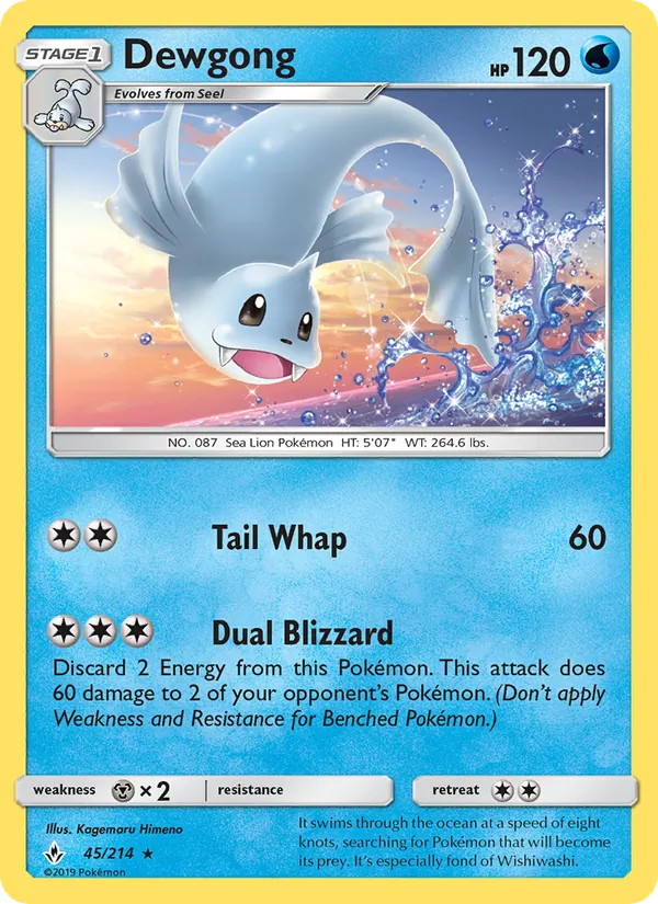 Dewgong 45 · Unbroken Bonds