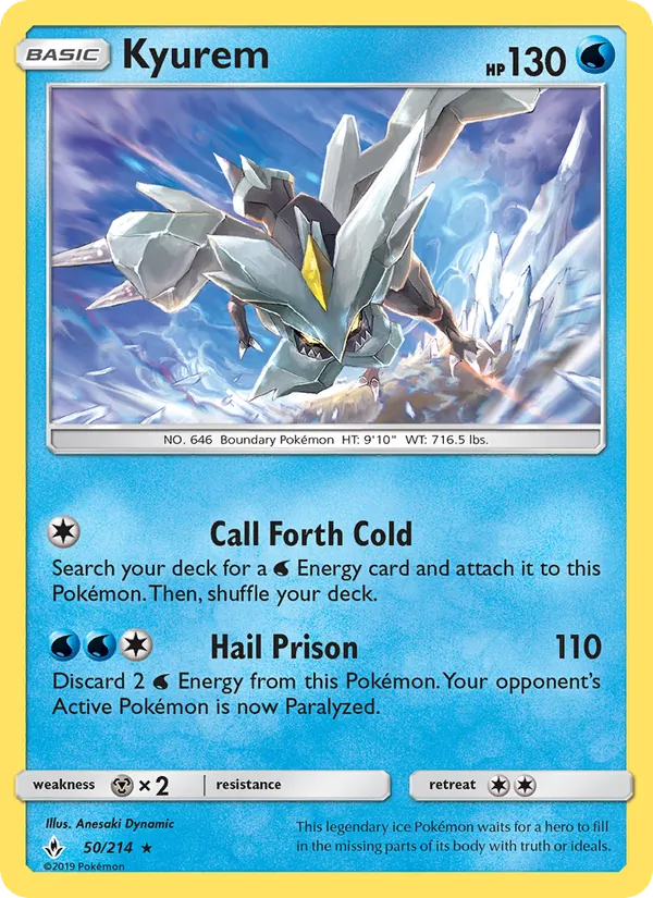 Kyurem 50 · Unbroken Bonds