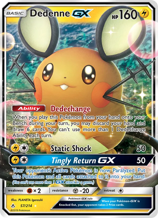 Dedenne GX 57 · Unbroken Bonds