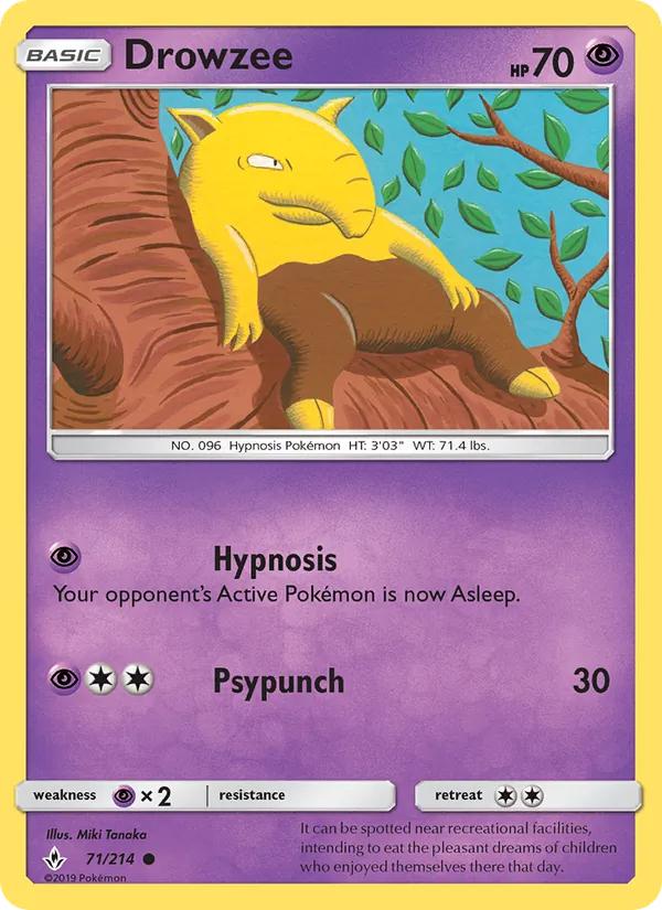 Drowzee 71 · Unbroken Bonds