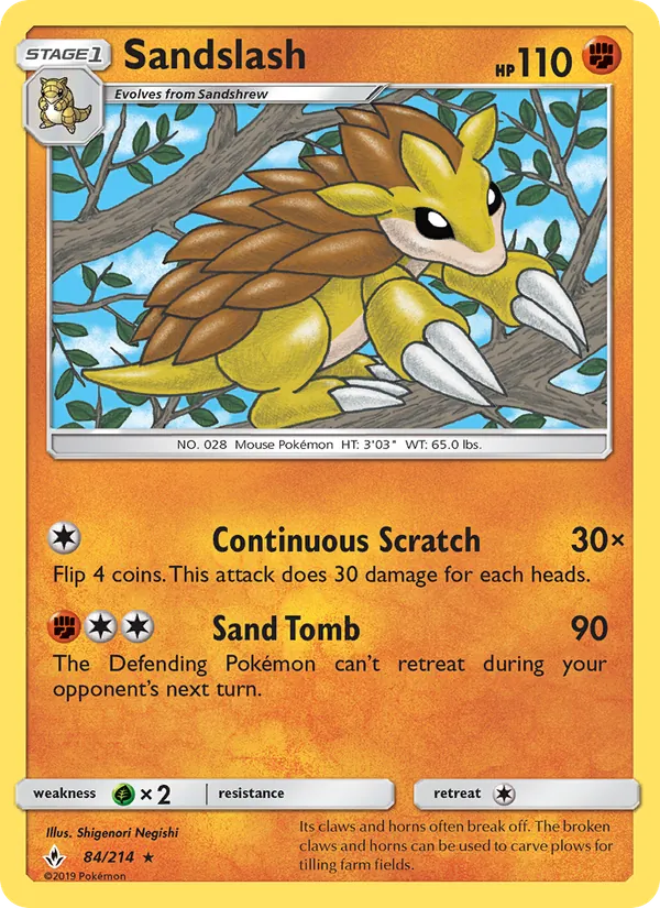 Sandslash 84 · Unbroken Bonds