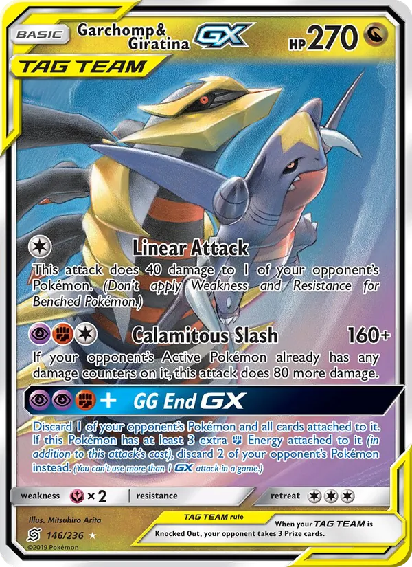 Garchomp & Giratina GX 146 · Unified Minds