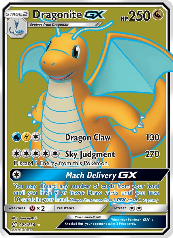 Dragonite GX 229 · Unified Minds