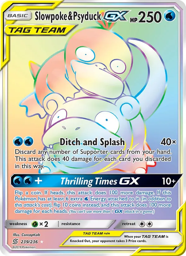 Slowpoke & Psyduck GX 239 · Unified Minds