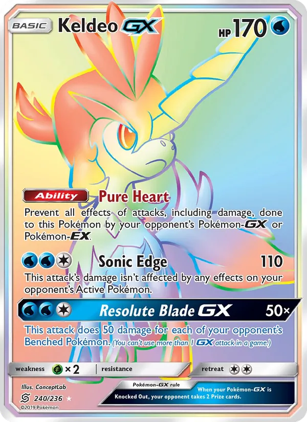 Keldeo GX 240 · Unified Minds