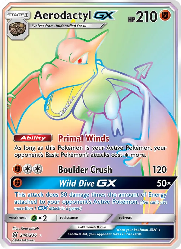 Aerodactyl GX 244 · Unified Minds