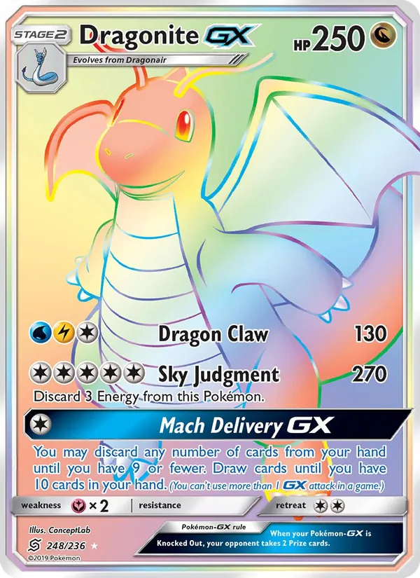 Dragonite GX 248 · Unified Minds