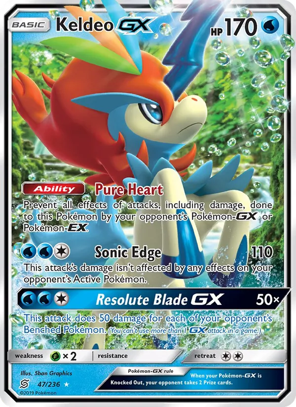 Keldeo GX 47 · Unified Minds