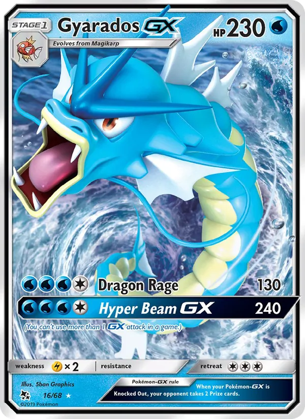 Gyarados GX 16 · Hidden Fates
