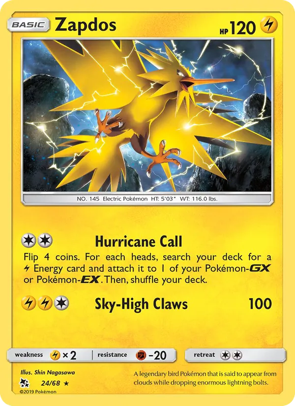 Zapdos 24 · Hidden Fates