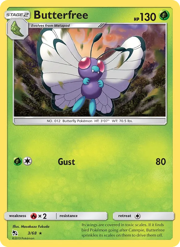 Butterfree 3 · Hidden Fates