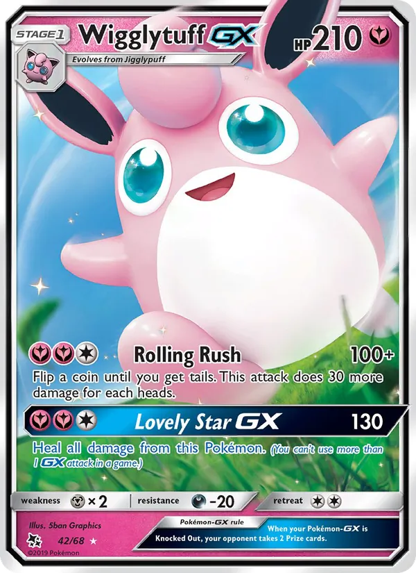 Wigglytuff GX 42 · Hidden Fates