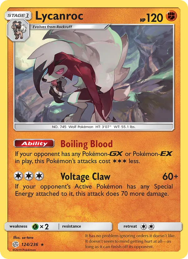 Lycanroc 124 · Cosmic Eclipse