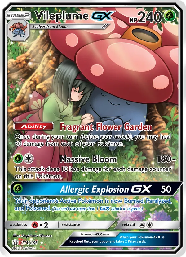 Vileplume GX 211 · Cosmic Eclipse