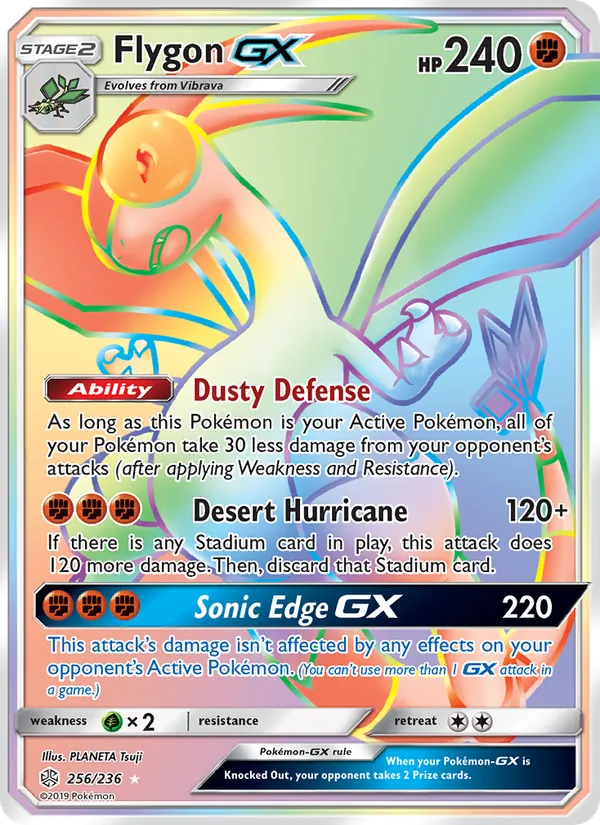 Flygon GX 256 · Cosmic Eclipse