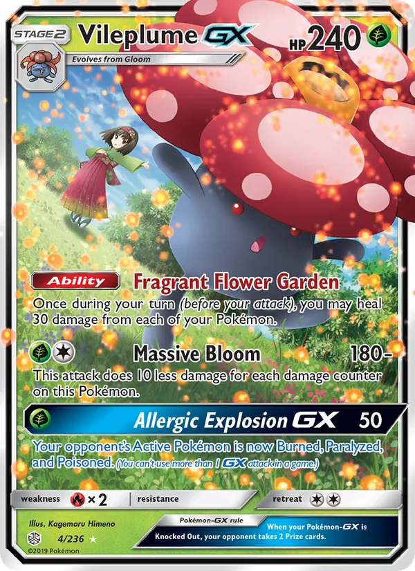 Vileplume GX 4 · Cosmic Eclipse