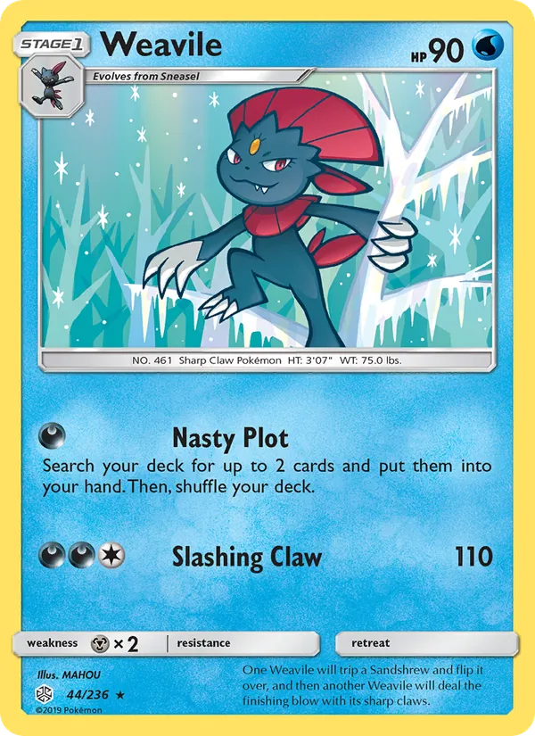 Weavile 44 · Cosmic Eclipse