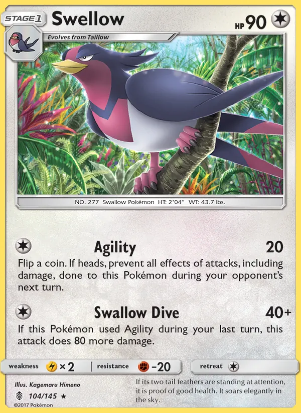 Swellow 104 · Guardians Rising