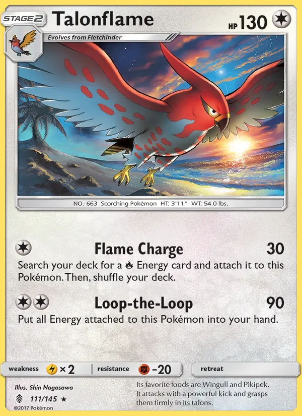 Talonflame 111 · Guardians Rising