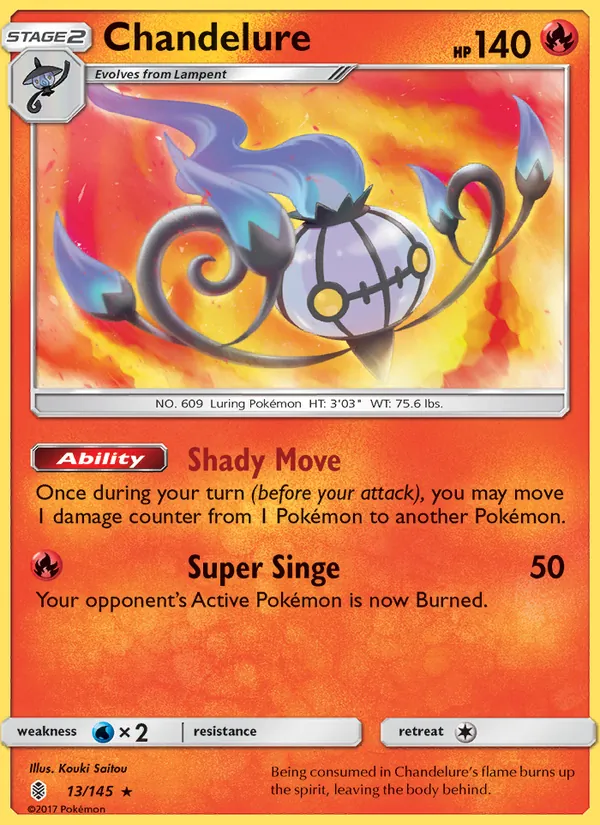Chandelure 13 · Guardians Rising
