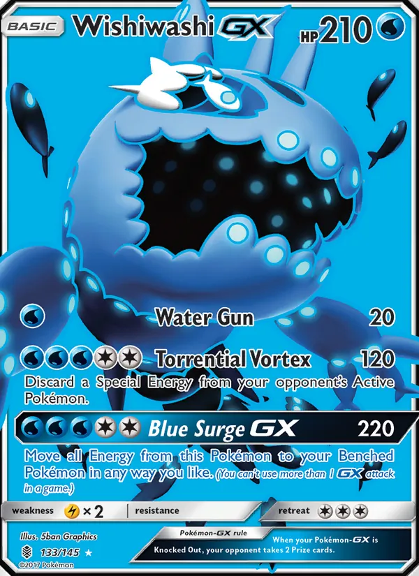 Wishiwashi GX 133 · Guardians Rising
